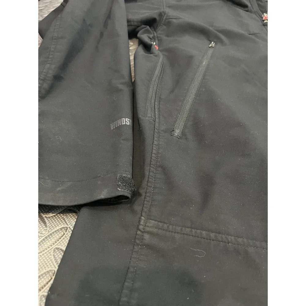 The North Face Summit Series‎ Jacket Mens Large Black Windstopper Softshell Zip